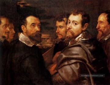 Le cercle des amis de Mantoue Baroque Peter Paul Rubens Peinture à l'huile
